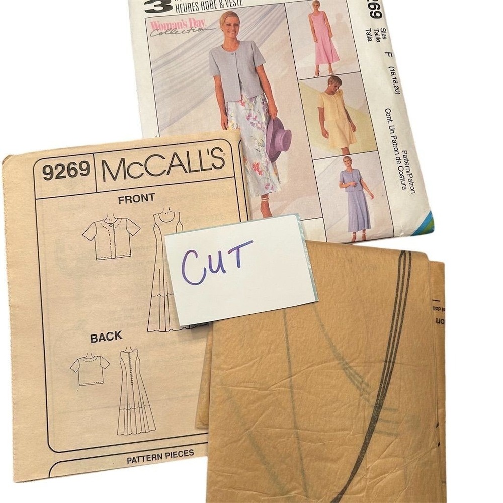 Vintage 90s Y2K McCall's Uncut Sewing Patterns Lot - Dresses & Skirts (6) - Picture 15 of 16
